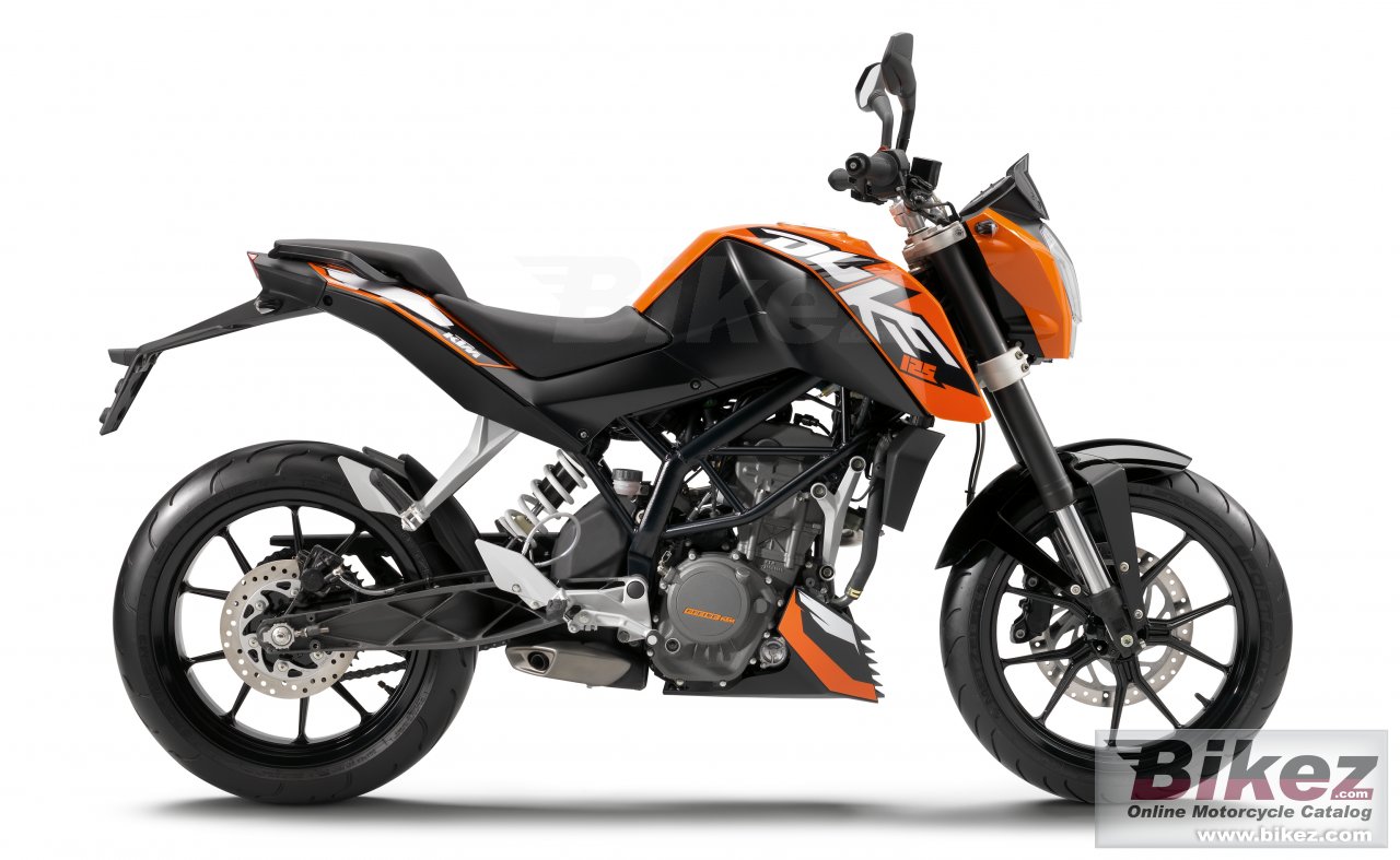 Big KTM 125 duke picture and wallpaper from Bikez.com